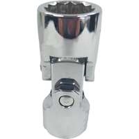 SK Hand Tool 40666 - 1/2" 12PT Flex Chrome Socket - 3/8" Drive